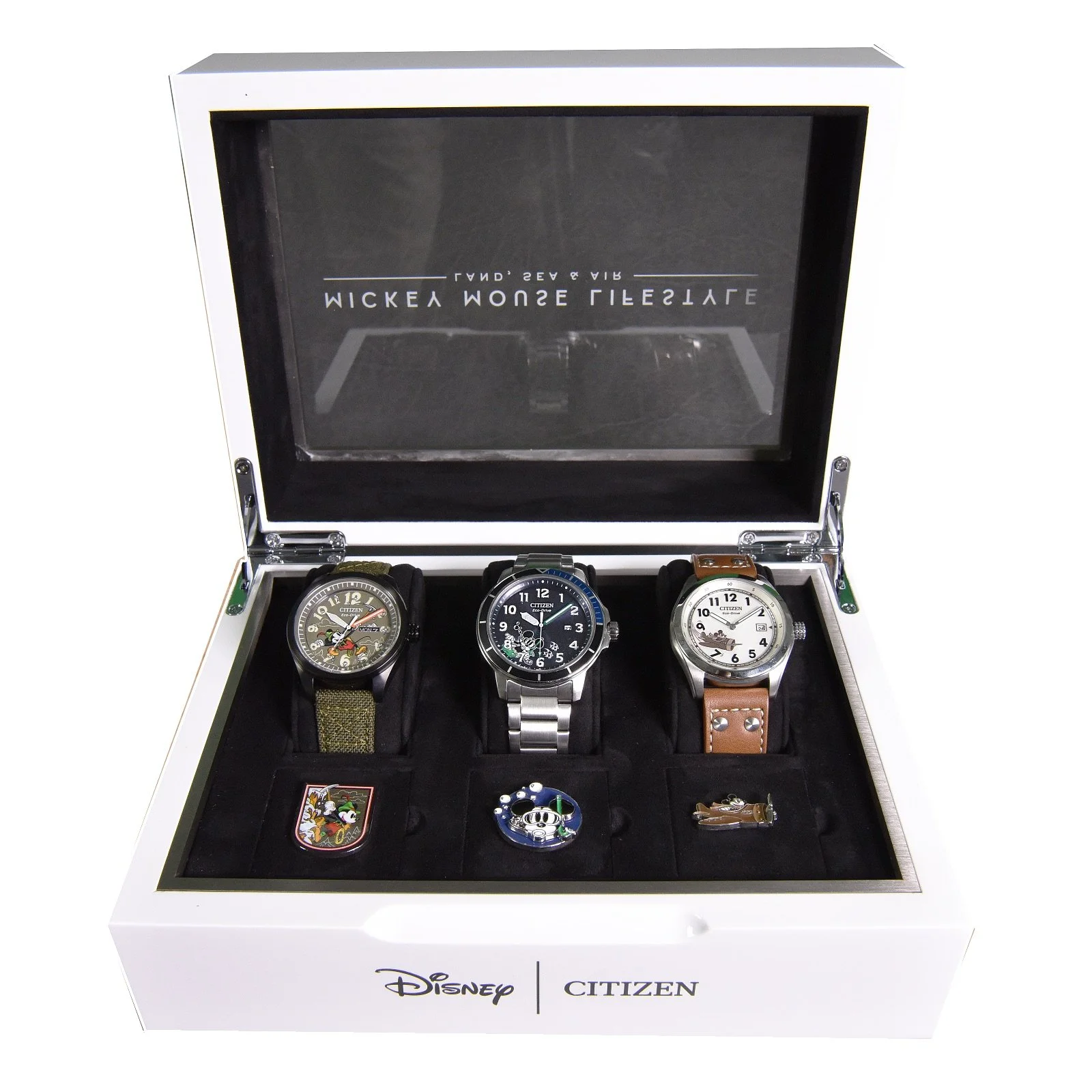 Mickey Mouse World Adventure Boxed Watch Set by Citizen — EXTRA